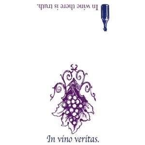  In Vino Veritas Italian Proverb Dish Towel