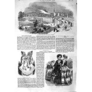 1852 RAILWAY TRAFFIC BRIDGE DRESDEN PARIS FASHION