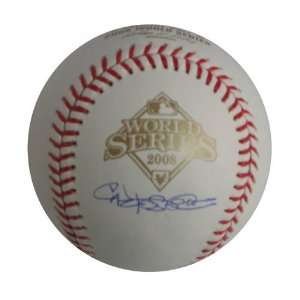  Autographed Carlos Pena star first baseman of the Tampa 