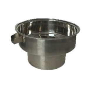  Stainless 18 Qt. Blanch Pot With Overflow For 12 Chamber 