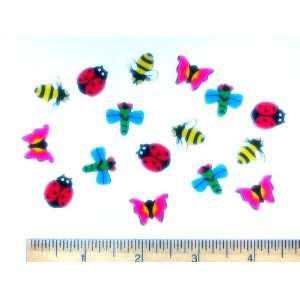   Mini Insect Erasers ~ Bees Butterflies Ladybugs ~ New Toys & Games