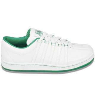 Athletics K Swiss Mens The Classic White/Green Shoes 