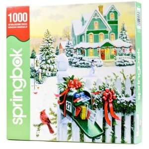    Springbok Holiday Mail 1000 Piece Jigsaw Puzzle Toys & Games