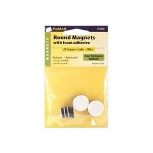  Magnetics Promag Round Magnets foam Adhesive (4) .5/(4 