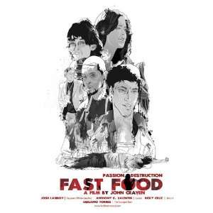  Fast Food Poster Movie 27 x 40 Inches   69cm x 102cm