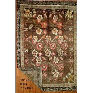 7x10 Hand Knotted Kars Turkey Rug   71x100 