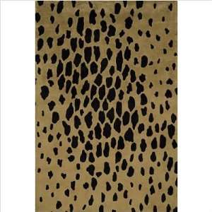   Momeni 0 New Wave 110 Cheetah Contemporary Wool Rug Furniture & Decor