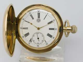 CHARLES HUMBERT RAMUZ VIERTELREPETITION GOLD TASCHENUHR  