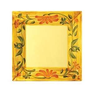  Melamine Plate, Square, Venetian Pattern, Sold as a Case 