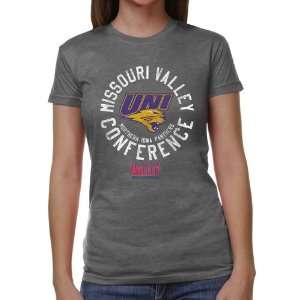  Northern Iowa Panthers Ladies Conference Stamp Tri Blend T 
