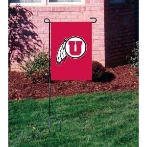 Utah Utes Applique Embroidered Mini Window Or Yard/Garden Flag  