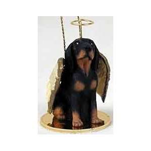  Black and Tan Coonhound Angel Christmas Ornament