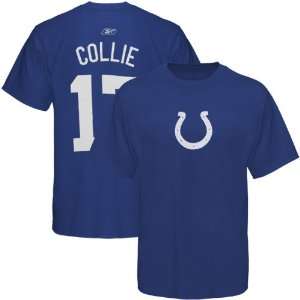  NFL Reebok Indianapolis Colts #17 Austin Collie Royal Blue 