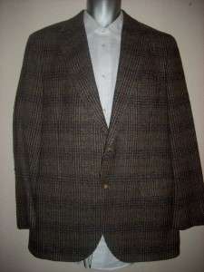 Vintage LANDS END The Real Magee Donegal Handwoven Tweed Jacket 