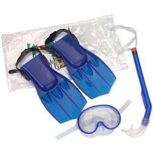   Edge Complete Youth Snorkel, Mask, & Fin Set