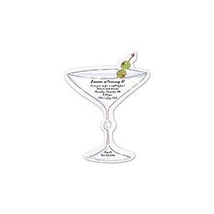  Martini Adult Birthday Invitations
