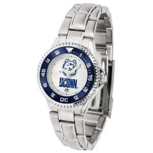   UCONN NCAA Womens Competitor Steel Band Watch