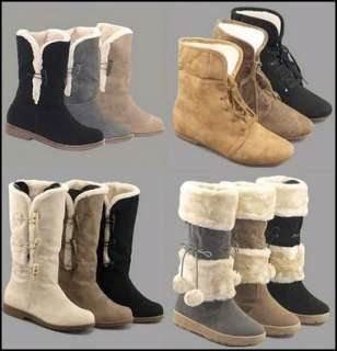 Winter Stiefel Boots 249 Stiefeletten Gefüttert Neu viele Modelle 