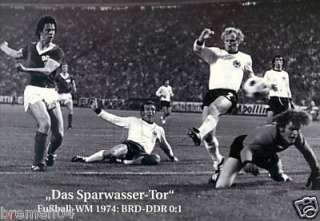 WM 1974 + DDR DEUTSCHLAND Sparwasser Tor + BigCard #56  