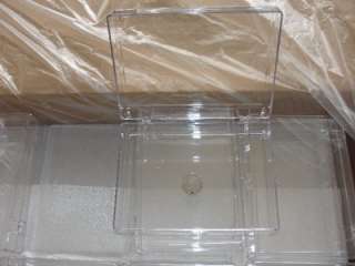 Clear plastic display boxes.Case.Showcase.(6) Large.  
