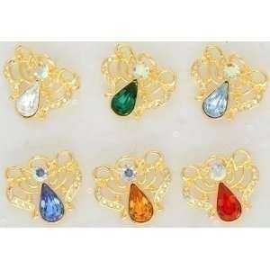  Club Pack of 12 Winters Beauty Gold & Gem Accented 