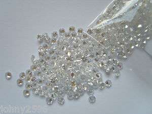 clear white 3mm cubic zirconia loose gemstones.  