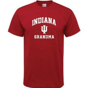 Indiana Hoosiers Cardinal Red Grandma Arch T Shirt Sports 