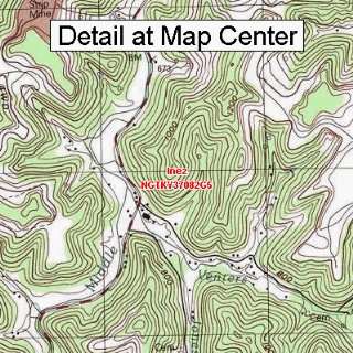   Quadrangle Map   Inez, Kentucky (Folded/Waterproof)