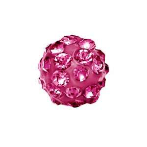  4mm Pink Crystal Ferido Replacement Ball Jewelry