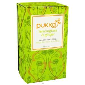  Organic Herbal Tea, Lemongrass & Ginger, 20 Tea Bags 
