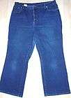 Ladies Lands end jeans size 16 stretch wide legs
