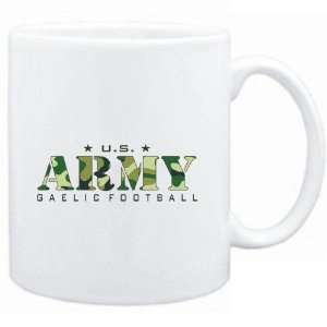  Mug White  US ARMY Gaelic Football / CAMOUFLAGE  Sports 