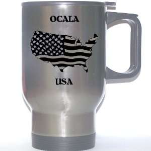  US Flag   Ocala, Florida (FL) Stainless Steel Mug 