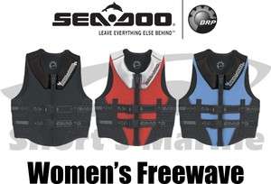   New BRP Sea Doo Neoprene Womens Freewave Life Jacket Vest PFD  