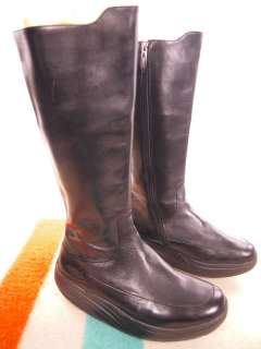 MBT Womens Knee high Black Leather Walking Boot 40(1/3) US 9.5  
