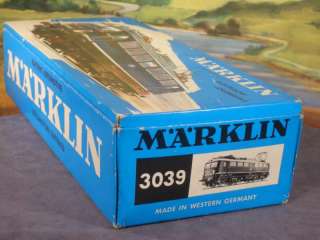 HO 187 Marklin 3039 German Electric Locomotive DB 110234 2  