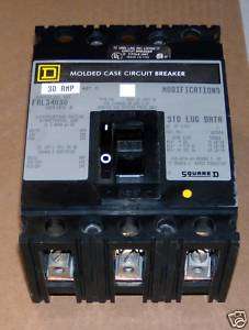 Square D 30 amp circuit breaker FAL34030 grey label  