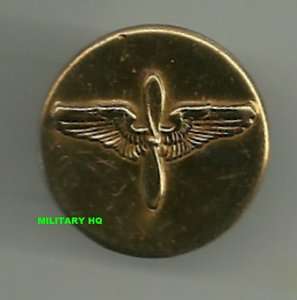 AVIATION COLLAR INSIGNIA   WWII EMBOSSED w/ ORIG attach  