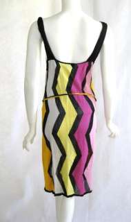 Missoni Sport womens stripe ring tank dress 46 $795 New  