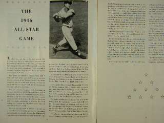 1961 MLB All Star Game Program Fenway Park Boston  