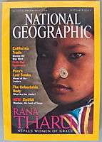 National Geographic Magazine September 2000 RANA THARU  
