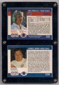 1990 Pro Set Ludwell Denny Super Rare Card #338 Read Description 