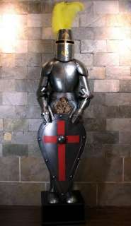 Medieval Knight in Suit of Armor and Shield 2meters 6.5 high  