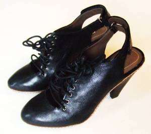 Womens DKNY Black Courtney Sling Back Heels Shoes 6 M  