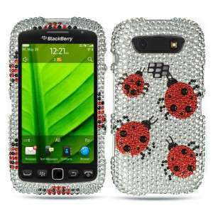   Crystal BLING Hard Case Phone Cover BlackBerry Torch 9850 9860  