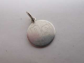 Tiffany & Co Sterling Silver 925 Pendant Charm 2.64dwt  