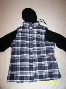 Womens Zero Xposur Plaid Systems Jacket Winter Coat  
