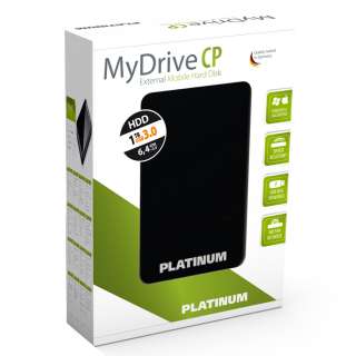 1TB Platinum MyDrive CP Festplatte 2,5 (6,3cm) extern USB 3.0 NEU 