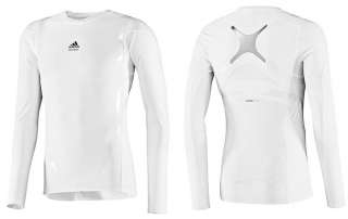 Adidas Techfit POWERWEB Langarm Shirt Clima Cool Weiß  