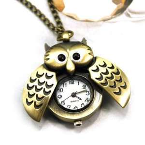 Calidia Eule Uhr Kette, aufklappbar  Schmuck